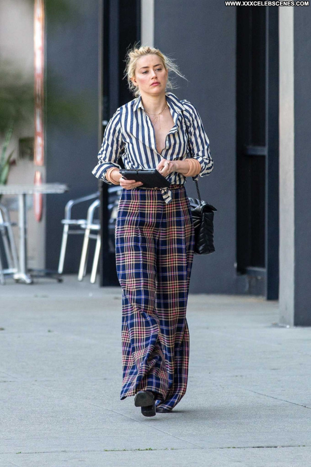 Amber Heard Beverly Hills  Posing Hot Paparazzi Beautiful Babe